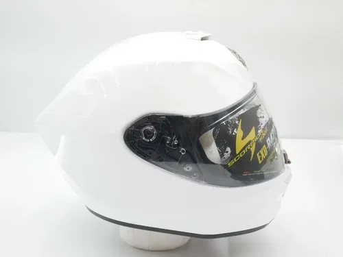 SCORPION EXO-R420 HELMET GLOSS WHITE SIZE LARGE - 42-0055