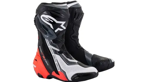 Alpinestars Supertech V Boots Black/Red/White/Gray US 12.5/EU 48
