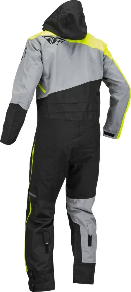 FLY RACING COBALT SHELL MONOSUIT BLACK/GREY/HI-VIS SIZE MEDIUM - 470-4351M