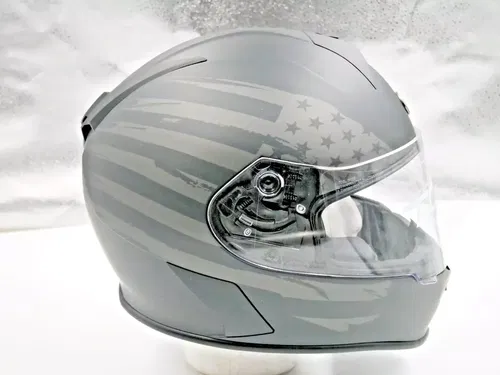 TORC T14B Blinc Loaded Mako Helmet Flag Grey Large - T14B15FG24