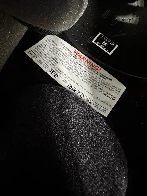 Shoei Hornet X2 Helmet Matte Black Size Medium (0124013505)