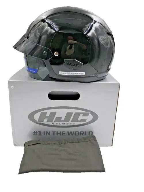 HJC IS-Cruiser Half Helmet Gloss Black Size XL (0824010507)