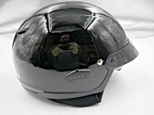 HJC IS-Cruiser Half Helmet Gloss Black Size XL (0824010507)