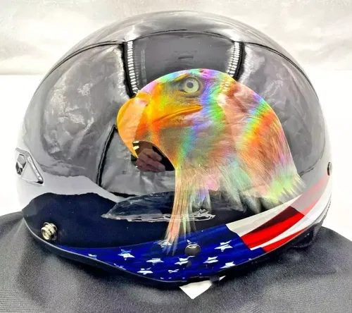 LS2 Bagger Motorcycle Half Helmet Murica Size XS - 568-3101