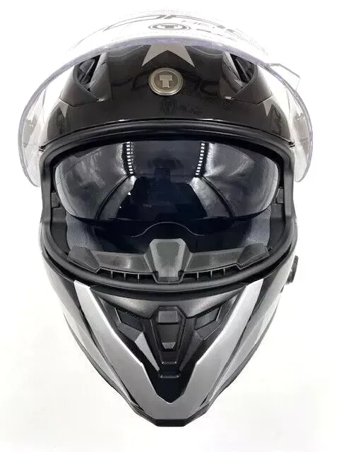 TORC T15B Blinc Bluetooth System Helmet Captain Shadow XXL - T15B05CAPS26