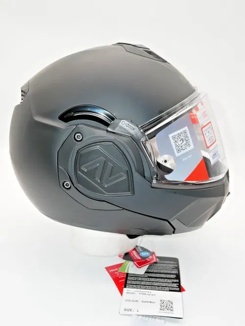 LS2 Helmets Advant Modular Helmet Noir Matte Black Size Large - 906-1114