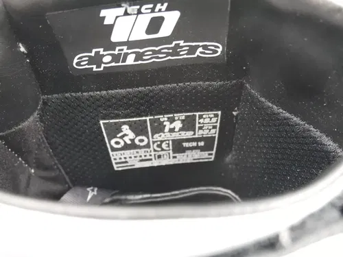 Alpinestars Tech 10 Boots White Size 14 - 2010020-20-14