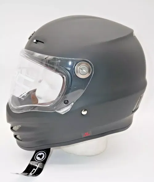 TORC T9 Retro Motorcycle Helmet Flat Black Size Medium - T915:23