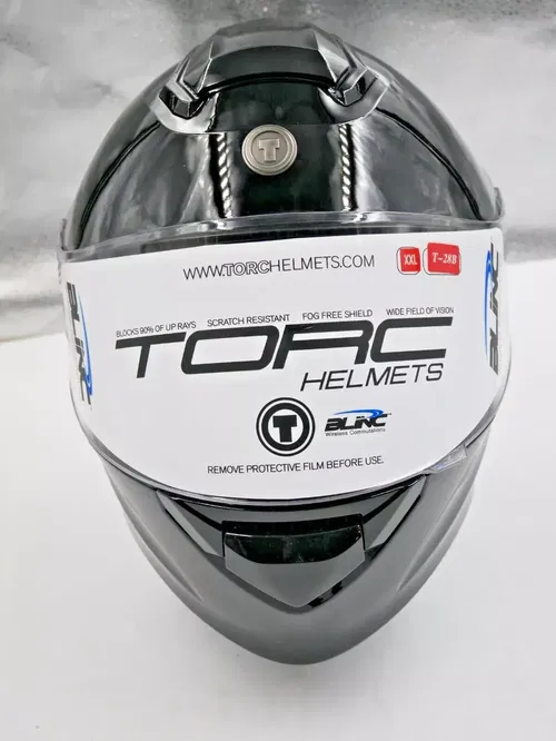 TORC T28B Bluetooth Integrated Modular Helmet Gloss Black XXL - T28B05:26