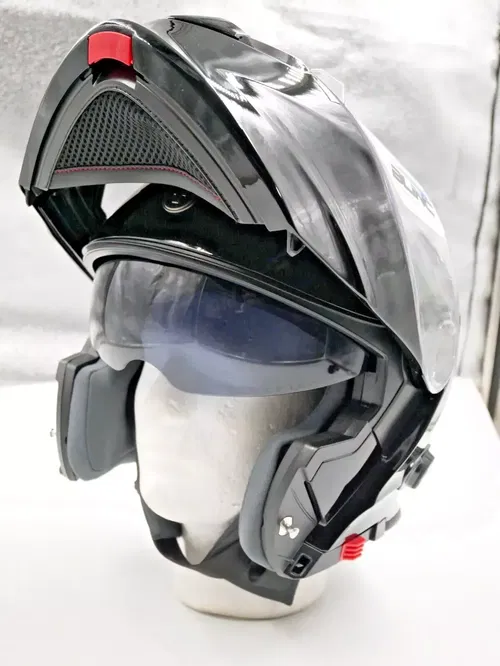 TORC T28B Bluetooth Integrated Modular Helmet Gloss Black XXL - T28B05:26