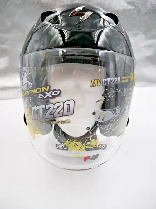 SCORPION EXO-CT220 HELMET GLOSS BLACK SIZE XL - 22-0036