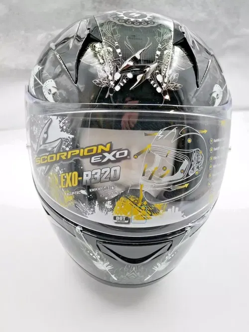 SCORPION EXO-R320 HELMET DREAM BLACK SIZE LARGE - 32-0405