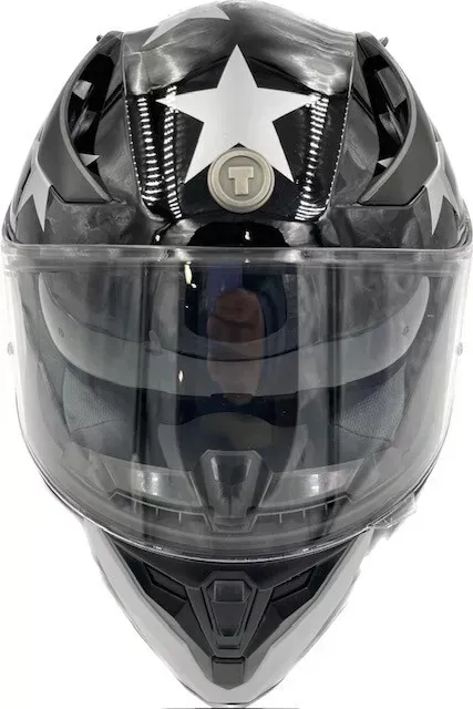 TORC T15B Bluetooth Integrated Helmet Captain Shadow Medium - T15B05CAPS23