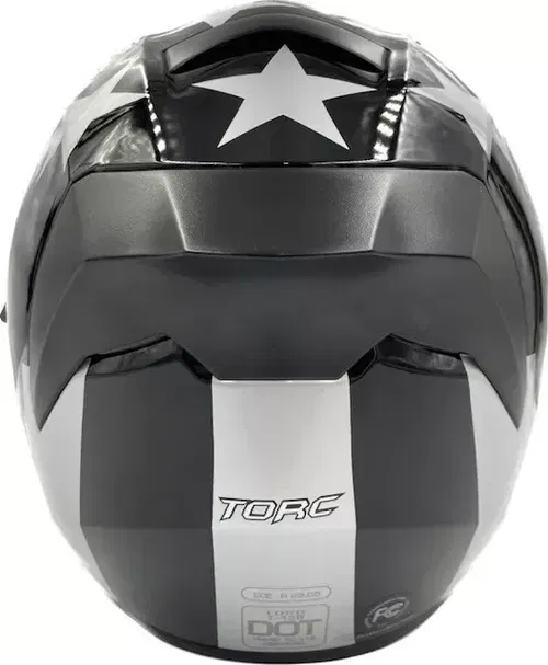 TORC T15B Bluetooth Integrated Helmet Captain Shadow Medium - T15B05CAPS23