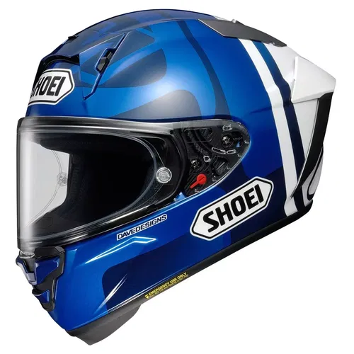 Shoei X-Fifteen Marquez 73 V2 Helmet X-15 Blue/White Size Large