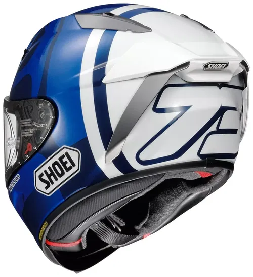 Shoei X-Fifteen Marquez 73 V2 Helmet X-15 Blue/White Size Large