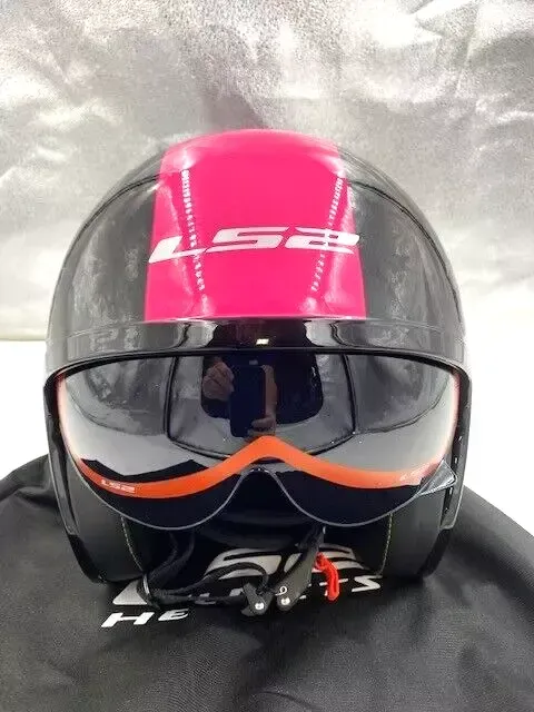 LS2 - 599-1135 - Open Face Spitfire Helmet - Pink Muerte - XL