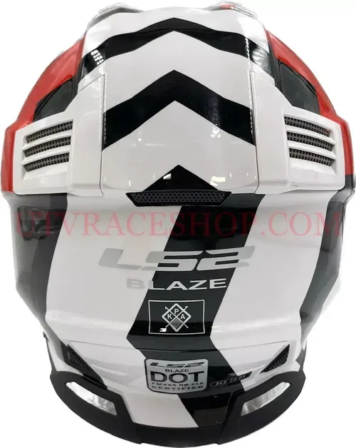 LS2 Helmets Blaze Xtreme Adventure Helmet Red/Black/White XXL - 436B-1146