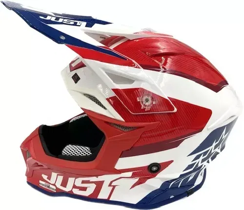 JUST 1 J39 Stars Off-Road MX Helmet Red/Blue/White XXL - J3902SRBW26