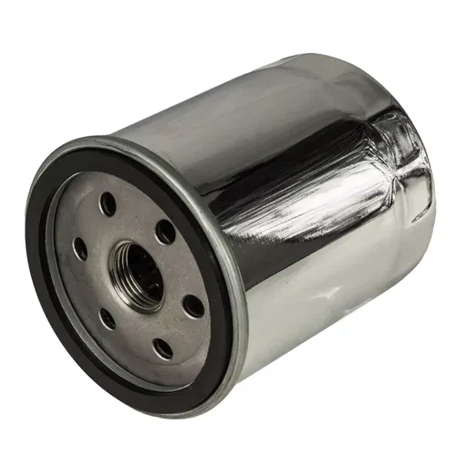 360 Twin Harley Davidson Oil Filter High Performance Chrome 63796-77, 63805-80
