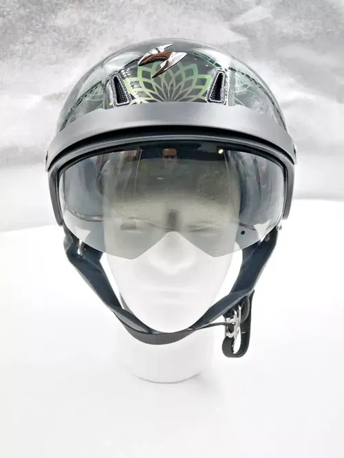 SCORPION EXO-C110 HELMET AZALEA BLACK/GOLD SIZE MEDIUM - C11-2404