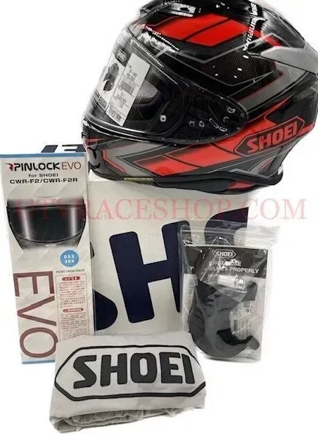 Shoei RF-1400 Prologue Helmet TC-1 Black/Red Size Small (0101100104)
