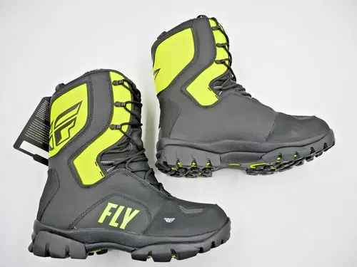 FLY RACING MARKER BOOT BLACK/GREY/HI-VIS SIZE 13 - 361-97313