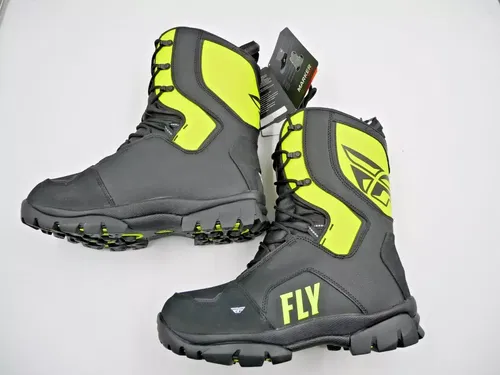 FLY RACING MARKER BOOT BLACK/GREY/HI-VIS SIZE 13 - 361-97313