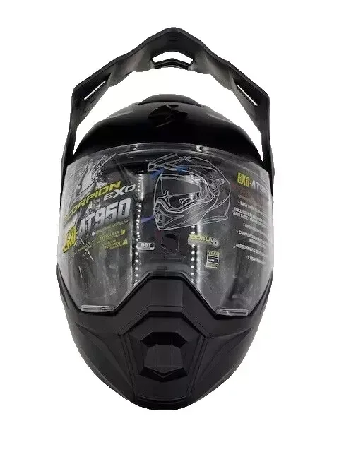 SCORPION EXO-AT950 MODULAR HELMET MATTE BLACK SIZE LARGE - 95-0105
