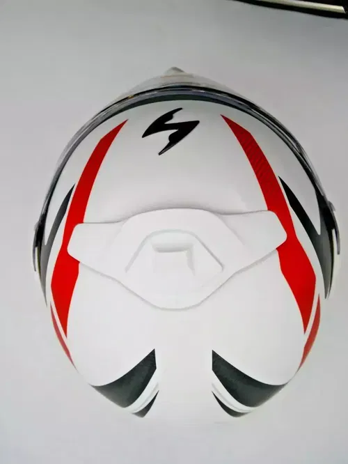 SCORPION EXO-AT960 MODULAR HELMET HICKS WHITE/ORANGE XXL - 96-1157
