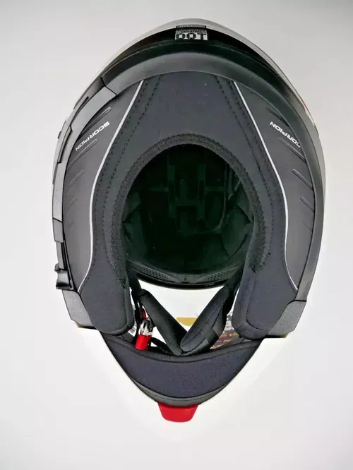 SCORPION EXO-AT960 MODULAR HELMET HICKS WHITE/ORANGE XXL - 96-1157