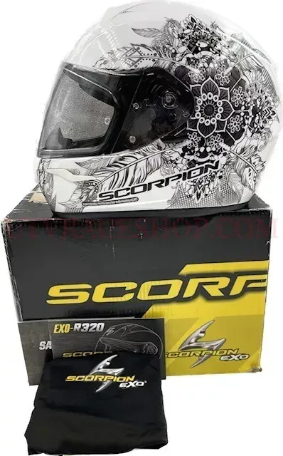 SCORPION EXO-R320 HELMET DREAM WHITE XXL 2XL - 32-0307