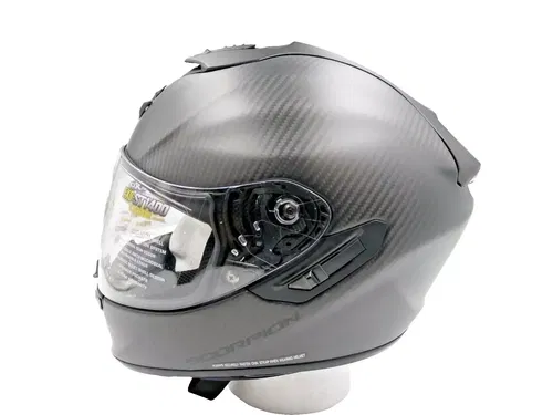 SCORPION EXO-ST1400 CARBON HELMET MATTE BLACK SIZE MEDIUM - 14C-0104