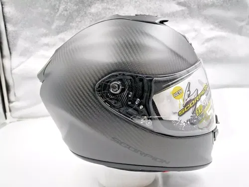 SCORPION EXO-ST1400 CARBON HELMET MATTE BLACK SIZE MEDIUM - 14C-0104