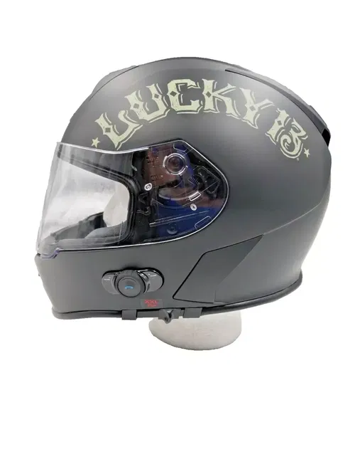 Torc T14B Blinc Loaded Mako Helmet Bullhead Lucky 13 Flat Black XXL - T14B15BH26