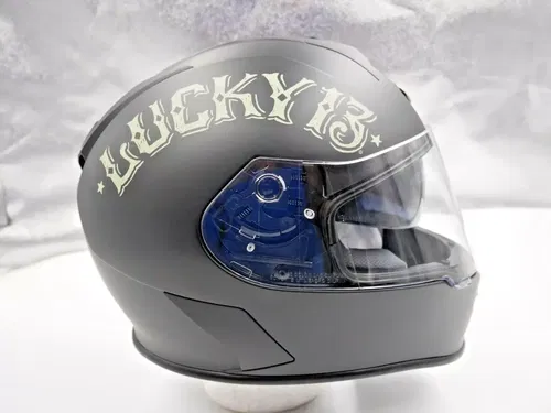 Torc T14B Blinc Loaded Mako Helmet Bullhead Lucky 13 Flat Black XXL - T14B15BH26