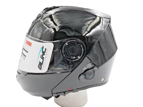 TORC T27 Modular Helmet with Integrated Blinc Bluetooth Gloss Black Small - T27B