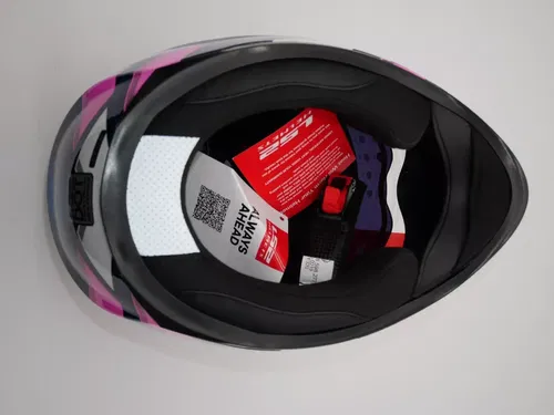 LS2 Stream Evo Street Helmet - Loop Black/Pink/White/Blue - XL - 328-1385