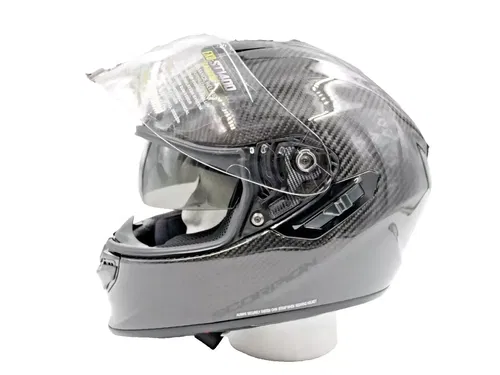 SCORPION EXO-ST1400 CARBON HELMET GLOSS BLACK SIZE XL - 14C-0036