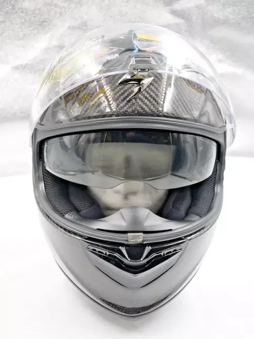 SCORPION EXO-ST1400 CARBON HELMET GLOSS BLACK SIZE XL - 14C-0036