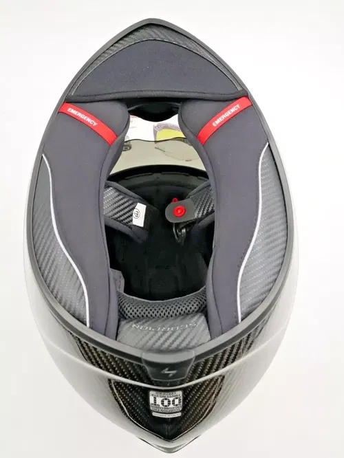 SCORPION EXO-ST1400 CARBON HELMET GLOSS BLACK SIZE XL - 14C-0036