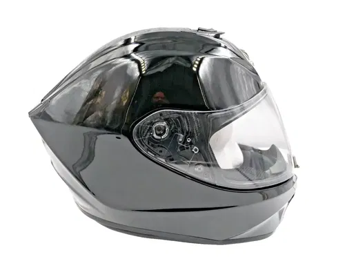 SCORPION EXO-R420 HELMET GLOSS BLACK SIZE MEDIUM - 42-0034