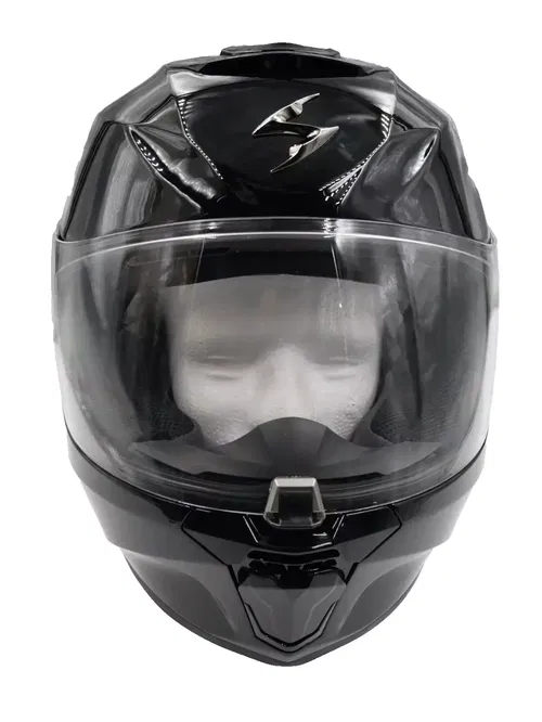 SCORPION EXO-R420 HELMET GLOSS BLACK SIZE MEDIUM - 42-0034