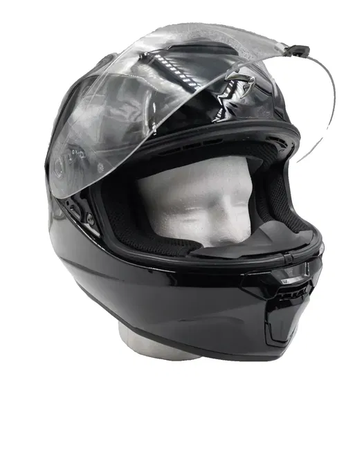 SCORPION EXO-R420 HELMET GLOSS BLACK SIZE MEDIUM - 42-0034