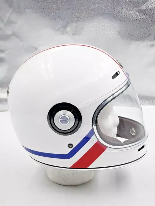 Torc Newport T1 Allegiance Motorcycle Helmet Gloss White Medium - T102ALL23