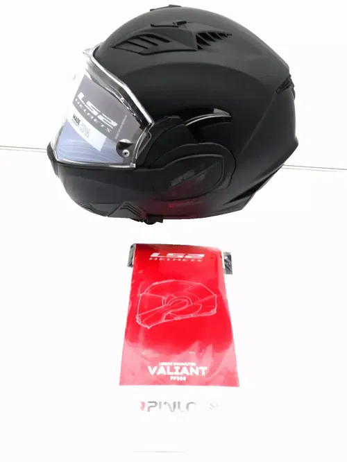 LS2 Valiant II Helmet - Blackout Matte Black - M - 900-1013