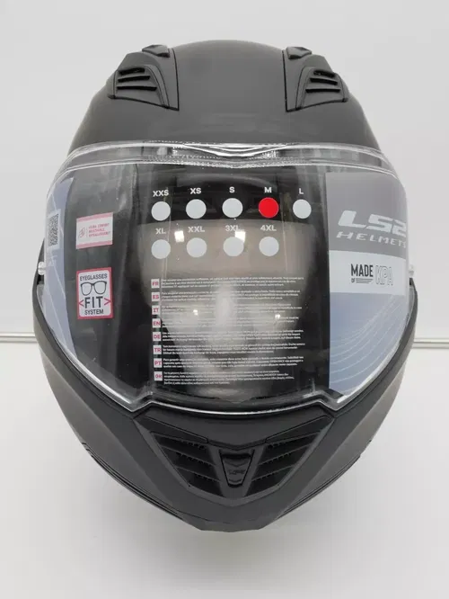 LS2 Valiant II Helmet - Blackout Matte Black - M - 900-1013