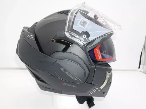LS2 Valiant II Helmet - Blackout Matte Black - M - 900-1013