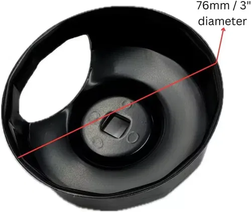 360 Twin 3"/76mm 14 Flute End Cap Style Oil Filter Wrench Harley Davidson 44067