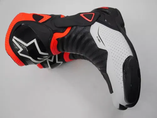 Alpinestars SMX-6 v2 Vented Boots Black/White/Red Fluorescent US 10/EU 45